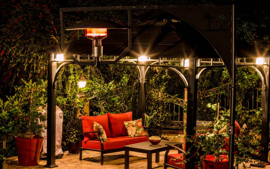 Single-unit Patio at Night Time